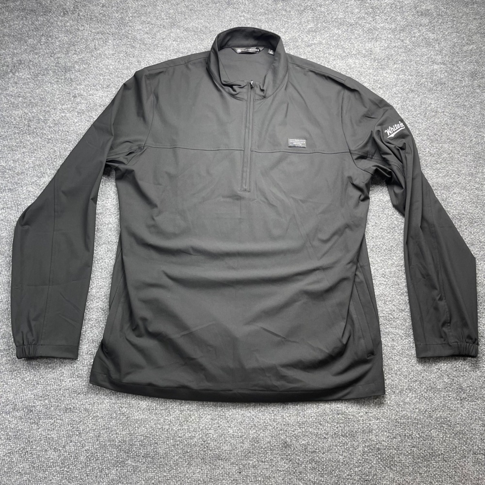 Travis Mathew Chicago White Sox Mens XL Wanderlust Quarter Zip Pullover Black